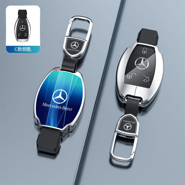 Fashion Car Key Protect Skin Cover Case Set For Mercedes Benz A B E C S GLC Class E200 E400 E63 W213 S550 S560 C260 A200 GLS GLA CLA CLS GLK GLC W204 W463 W176 W251 W205 AMG W205 W212 W223 W206 S350L S400L S450L S500L Key Shell Protector