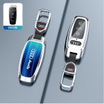 Fashion Car Key Protect Skin Cover Case Set For Audi A1 A3 A4 8P 8L 8V 8Y A5 B6 B7 A6 A7 C5 C6 Q3 Q5 Q7 4F S3 S4 S6 RS3 TT B8 B9 4K A8 E-tron Q8 C8 D5 SQ8 RS3