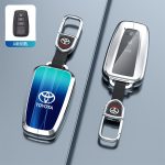 Fashion Car Key Protect Skin Cover Case Set For Toyota Corolla Hybrid Rav4 Land Cruiser Prado Camry Highlander Prius C-HR Hilux Fortuner Crown Avensis Fortuner CHR