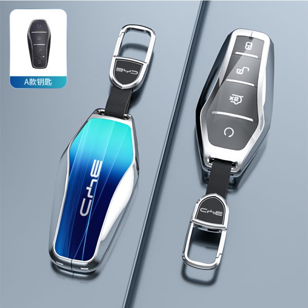 Fashion Car Key Protect Skin Cover Case Set For BYD Song Plus Atto 3 Han EV E2 Tang DM Qin Seal Dolphin Yuan Pro Song X