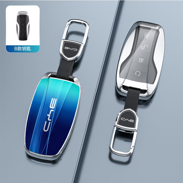 Fashion Car Key Protect Skin Cover Case Set For BYD Song Plus Atto 3 Han EV E2 Tang DM Qin Seal Dolphin Yuan Pro Song X