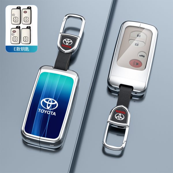 Fashion Car Key Protect Skin Cover Case Set For Toyota Prius 30 Alpha Aqua Land Cruiser Auris for Lexus LC 200 2012-2014 Camry Corolla RAV4 Highlander Avalon 2015-2017