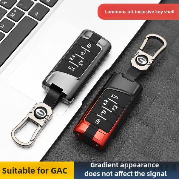 Zinc Alloy Car Key Case Cover For GAC Trumpchi GS7 GS8 GM8 GS5 GA6 GM6 2015 2016 2017 2018 2019 2020 2021 2022 2023 Accessories