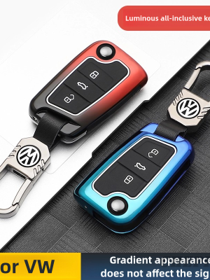 Zinc Alloy Car Key Case Cover For Volkswagen VW Polo Golf 7 GTI Tiguan Passat Beetle UP Skoda Octavia A7 Kodiaq