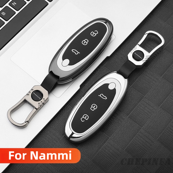 Zinc Alloy Car Key Case Cover For 2024 Dongfeng NAMMI 01 new Energy Remote Key Protection