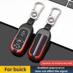 Zinc Alloy Car Key Case Cover For Buick Encore Envision Excelle Lacrosse Regal Verano GX GL6 Enclave OPEL Astra key Case Rings Protect Shell Car Styling keychain