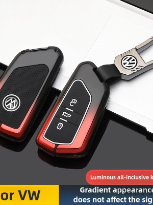 Zinc Alloy Car Key Case Cover For Volkseagen VW Golf 8 MK8 GTI GTD R ID.3 ID.4 2020 Cupra Auto Interior Decoration