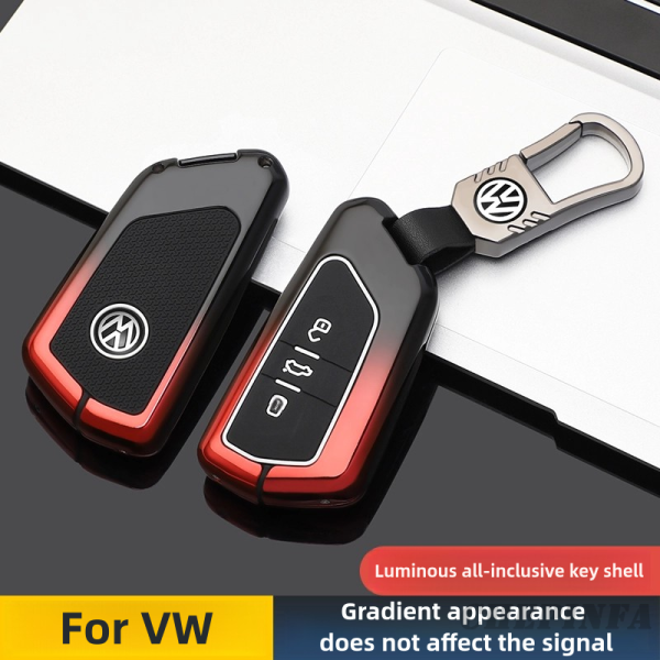 Zinc Alloy Car Key Case Cover For Volkseagen VW Golf 8 MK8 GTI GTD R ID.3 ID.4 2020 Cupra Auto Interior Decoration