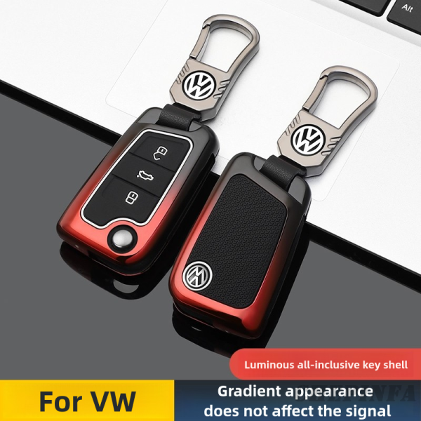 Zinc Alloy Car Key Case Cover For Volkswagen VW Polo Golf 7 GTI Tiguan Passat Beetle UP Skoda Octavia A7 Kodiaq