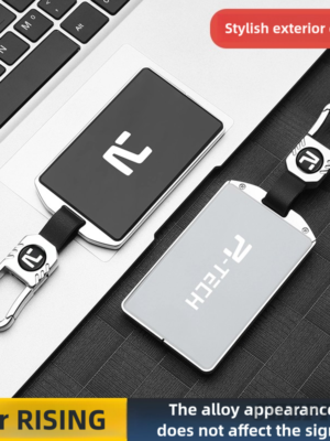 Zinc Alloy Car Key Case Cover For RISING Fei fan R7 F7 card key cover Dedicated car protective case key chain