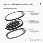 Zinc Alloy Car Key Case Cover For 2024 Dongfeng NAMMI 01 new Energy Remote Key Protection