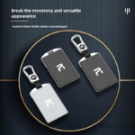 Zinc Alloy Car Key Case Cover For RISING Fei fan R7 F7 card key cover Dedicated car protective case key chain