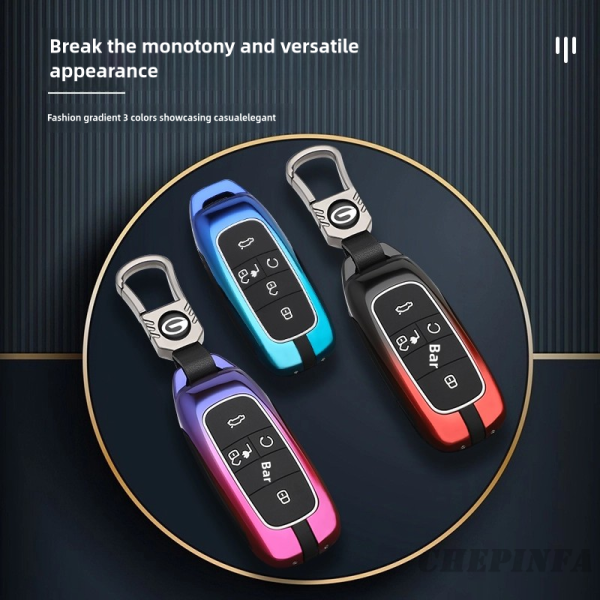 Zinc Alloy Car Key Case Cover For GAC Trumpchi Aion S V Y LX GS7 GS8 GM8 GS5 GA6 GM6 Key protector Shell Accessories