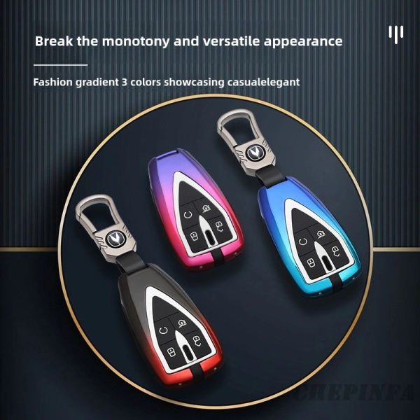 Zinc Alloy Car Key Case Cover For Changan CS35PLUS CS35 Plus CS55 PLUS CS75 PLUS Eado UNI-T UNI K Oushang X5 X7 EV 2019-2022