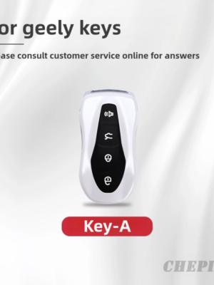 Metal car key case for geely