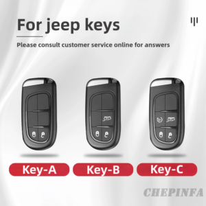 Metal car key case for Jeep