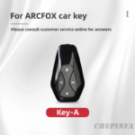 Zinc Alloy Car Key Case Cover For ARCFOX Alpha S Alpha T αS αT GT ECF ARCFOX-7 Auto Keyless Accessories