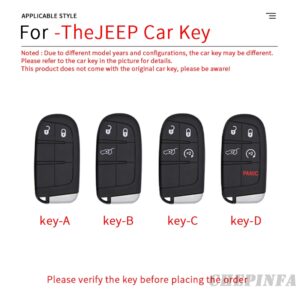 Metal car key case for JEEP