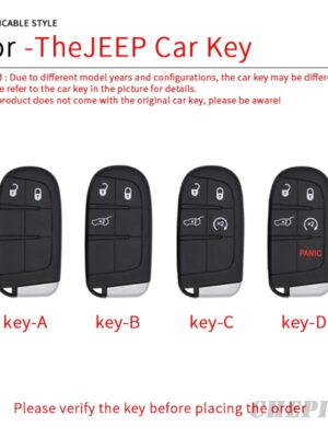 Metal car key case for JEEP