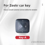 Zinc Alloy Car Key Case Cover For Zeekr 001 X 2021 2022 2023 for ZEEKR 001 009 Full Protector Fob Keychain