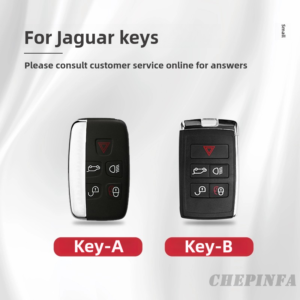 Metal car key case for jaguar