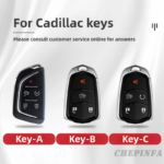 Zinc Alloy Car Key Case Cover For Cadillac XT4 XT5 XT6 CT4 CT5 CT6 CTS XTS ATS SRX keychain accessories