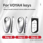 Zinc Alloy Car Key Case Cover For Voyah Free 2022 2023 2024 2025 Voyah Dreamer Free 2022 2023 Accessories