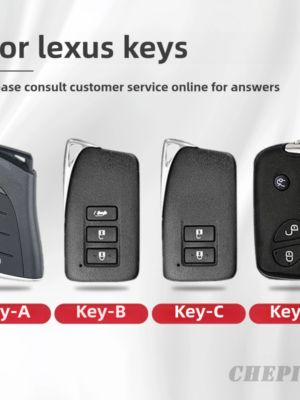 Metal car key case for lexus