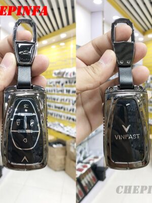 Zinc Alloy Car Key Case Cover For Vinfast VF6 VF7 VF8 VF9 Vinfast Key Chain Entry Remote Accessory