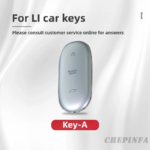 Zinc Alloy Car Key Case Cover For LI XIANG MEGA MAX MPV 2024 Car remote control protective case key chain set