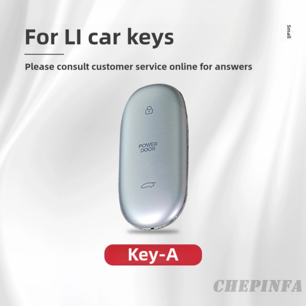 Zinc Alloy Car Key Case Cover For LI XIANG MEGA MAX MPV 2024 Car remote control protective case key chain set