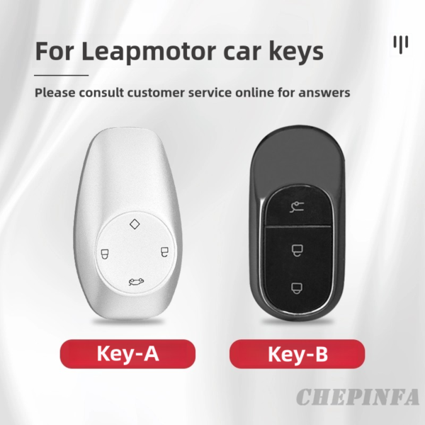 Zinc Alloy Car Key Case Cover For Leapmotor t03 s01 c11 for 2023 Leapmotor C01 T03 S01 C11 Leap Motor Keyless Fob