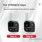 Zinc Alloy Car Key Case Cover For LYNK&CO 08 2022 2023 2024 LYNKCO 01 02 03 05 06 09 Auto Key Fob Holder Keychain