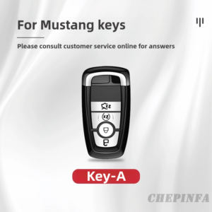 Metal car key case for mustang