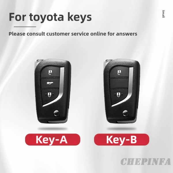 Zinc Alloy Car Key Case Cover For Toyota Auris Corolla Avensis Verso Yaris Aygo Scion TC IM Camry RAV4 Forturner Hilux