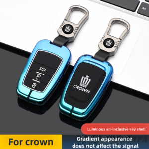 Metal car key case for crown