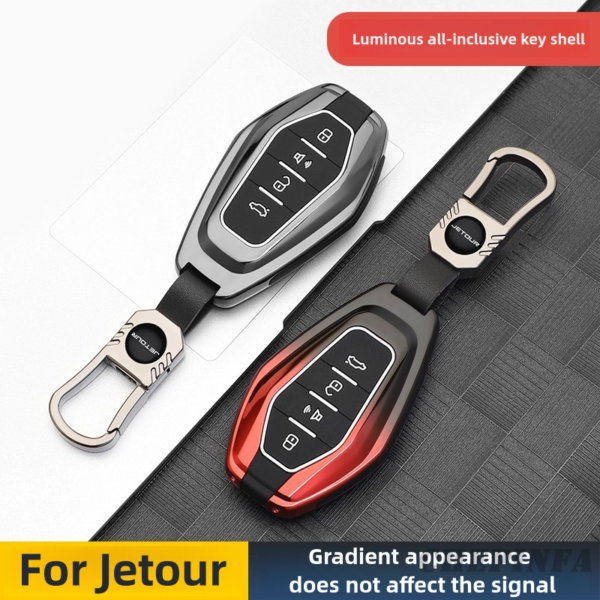 Zinc Alloy Car Key Case Cover For Chery Jetour X70 X70plus X70m X90plus X95pro Accessaries