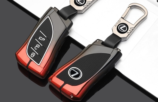 Metal car key case for lexus