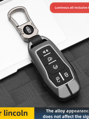 Zinc Alloy Car Key Case Cover For Lincoln  MKZ MKC MKX Ford Fusion F-150 Edge Explorer Mustang Platinum 2016 F150 Lariat Car Remote Key Case Cover