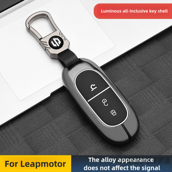 Zinc Alloy Car Key Case Cover For Leapmotor t03 s01 c11 for 2023 Leapmotor C01 T03 S01 C11 Leap Motor Keyless Fob