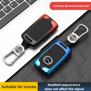 Metal car key case for mazda