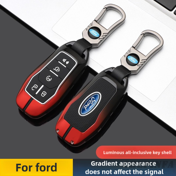 Zinc Alloy Car Key Case Cover For Ford Fusion Mondeo Mustang F 150 Explorer Edge 2015 2016 2017 2018