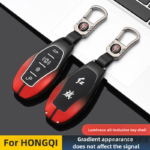 Zinc Alloy Car Key Case Cover For Hongqi H5 H6 HS7 HS3 HS5 HS9 Hq9 car accessories decorative key chain cover