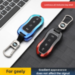 Zinc Alloy Car Key Case Cover For  Geely Tugella 2020 Boyue Atlas Pro Gili Tugella Key Protector Keychain Accessories