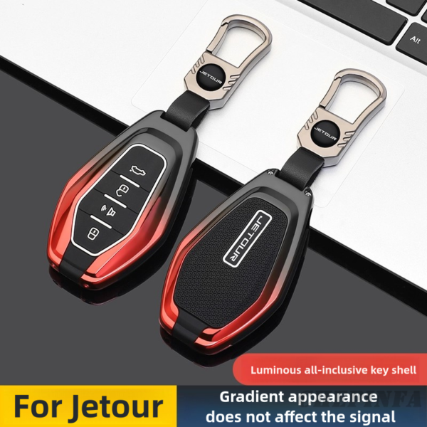 Zinc Alloy Car Key Case Cover For Chery Jetour X70 X70plus X70m X90plus X95pro Accessaries