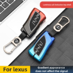 Zinc Alloy Car Key Case Cover For Lexus NX GS RX IS ES GX LX RC 200 250 350 LS 450H 300H Shell Fob Accessories