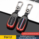 Zinc Alloy Car Key Case Cover For LEADING IDEAL Lixiang ONE Li Key Case Shell Keychian Auto Accessories