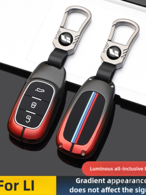 Zinc Alloy Car Key Case Cover For LEADING IDEAL Lixiang ONE Li Key Case Shell Keychian Auto Accessories