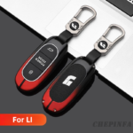 Zinc Alloy Car Key Case Cover For LI XIANG MEGA MAX MPV 2024 Car remote control protective case key chain set