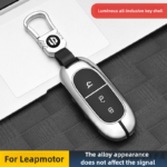 Zinc Alloy Car Key Case Cover For Leapmotor t03 s01 c11 for 2023 Leapmotor C01 T03 S01 C11 Leap Motor Keyless Fob